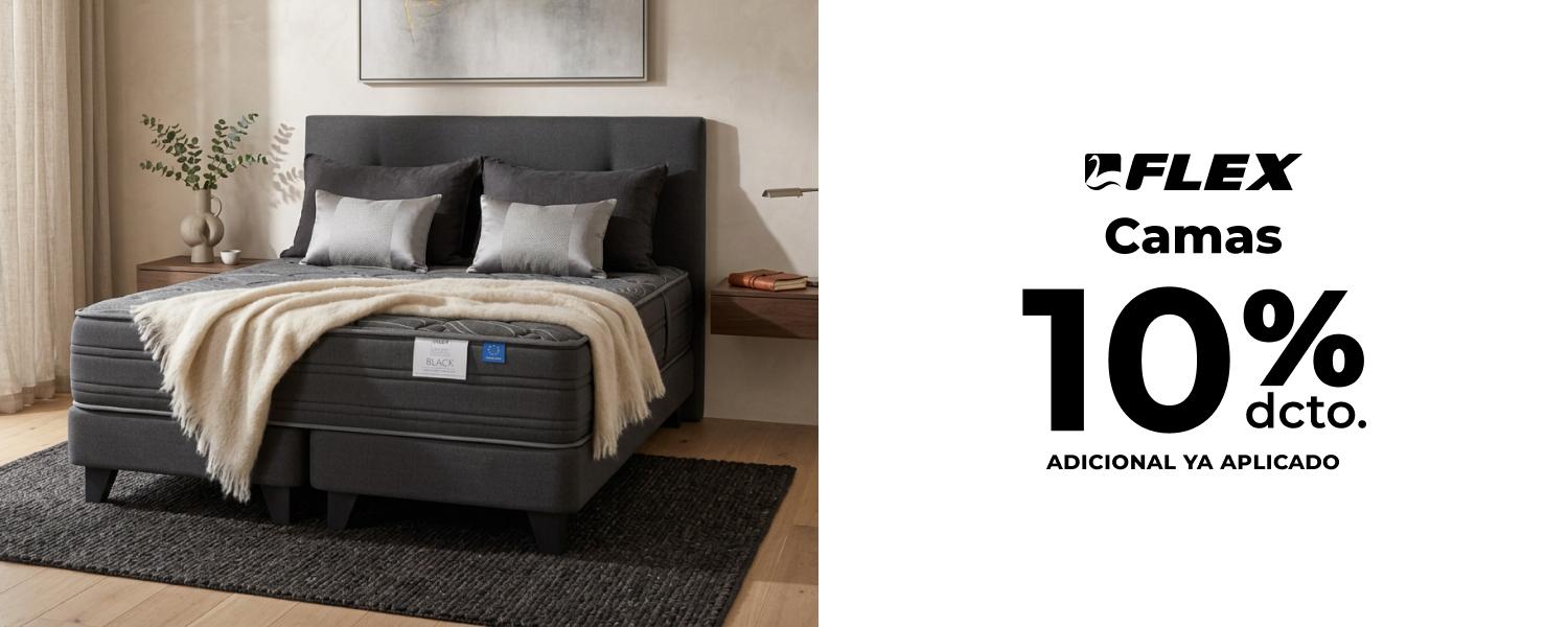 Camas Flex 10% adicional ya aplicado