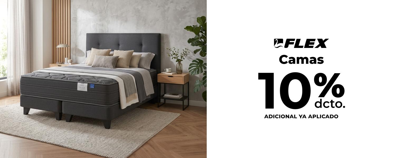 Camas Flex 10% adicional ya aplicado
