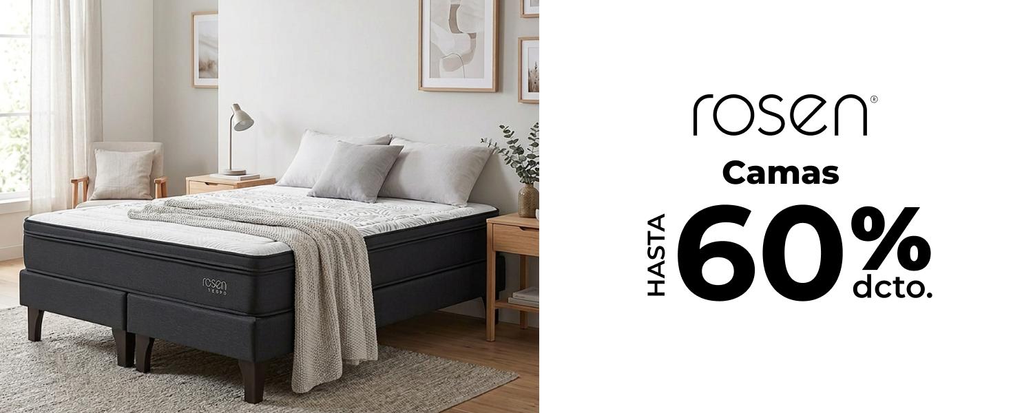 Camas Rosen hasta 60%