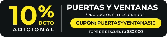 Cupón puertas y ventanas
