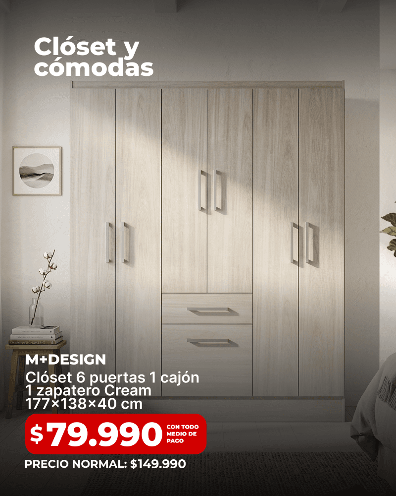 Clóset y cómodas