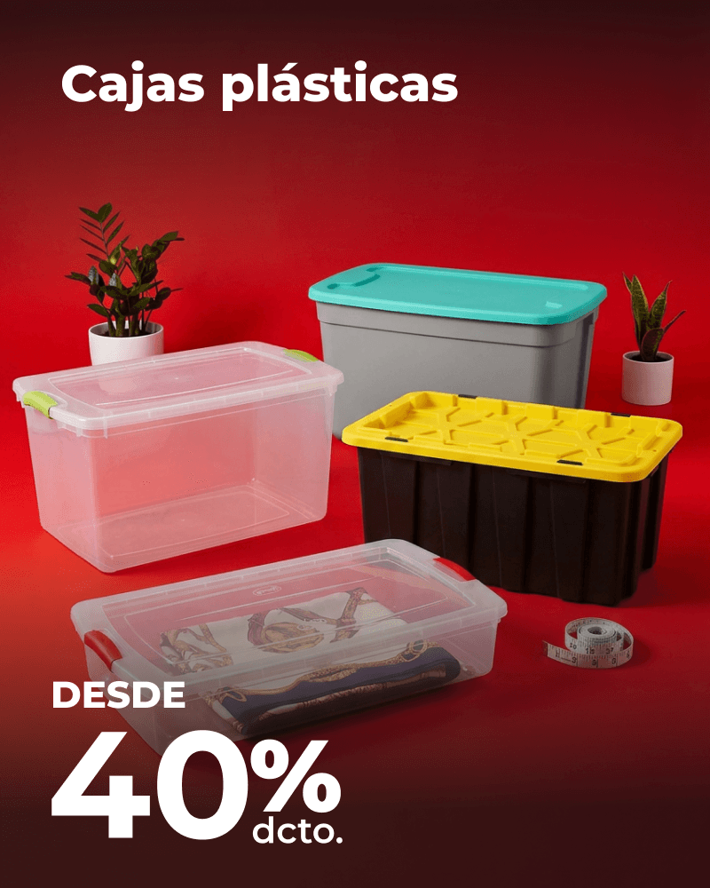 cajas plásticas